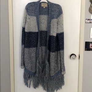 Long knit sweater